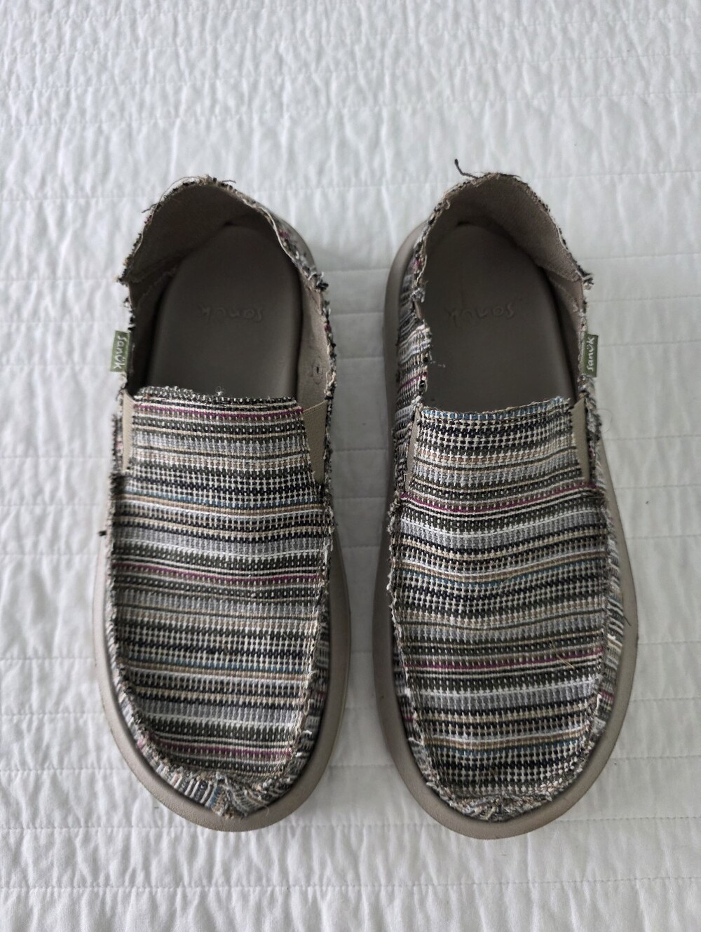 Sanuk Vagabond ST Funk Shoes Multicolor Mens 8 - Picture 3 of 15